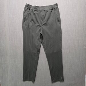 Balance Collection Jogger Pants Mens L Olive Green Athletic Zipper Pockets